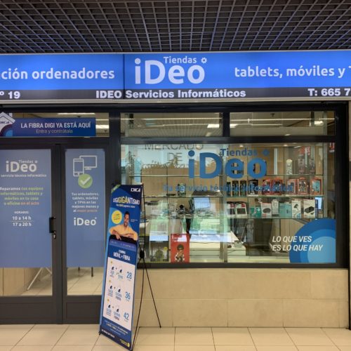 Tienda iDeo - Tienda de reparación de ordenadores, tablets y móviles en el Mercado de Orcasitas